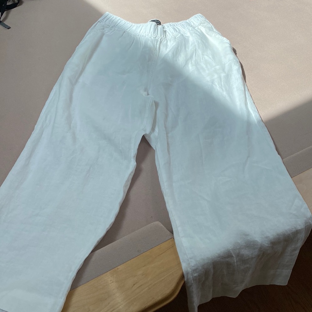 Wide Leg Linen Pants